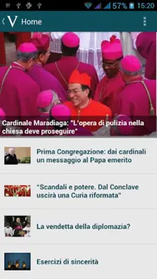 Vatican Insider android App screenshot 1