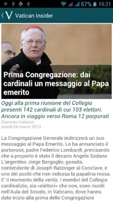 Vatican Insider android App screenshot 2